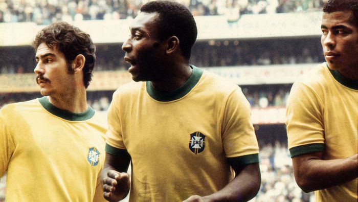 Pelé en partido con la Selección de Brasil durante el Mundial de México 1970 | MEXSPORT