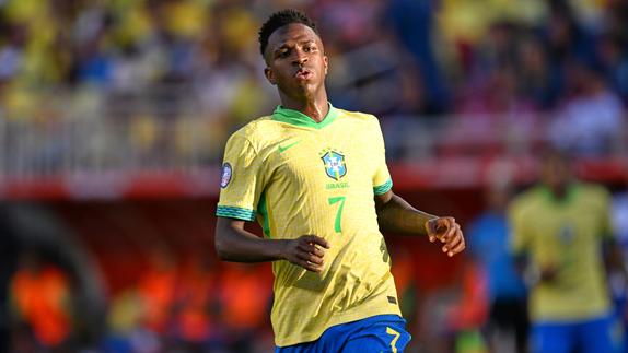 Vinicius Jr en partido con la Selección de Brasil | MEXSPORT