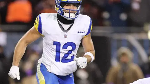 Puka Nacua jugando con Rams l AFP