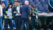 El presidente de la FIFA, Gianni Infantino, previo al amistoso entre México y Portugal en el Estadio Azteca | MEXSPORT