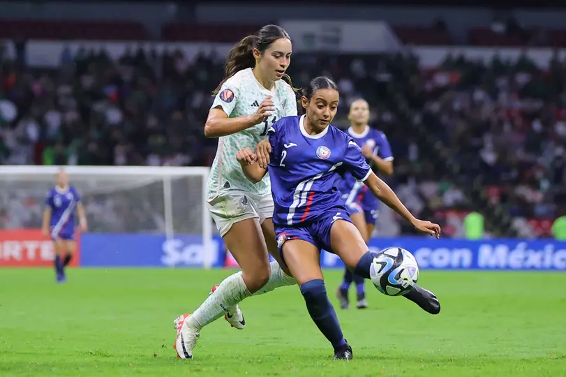 Scarlett Camberos en el partido de la Selección Mexicana contra Puerto Rico en 2023 | IMAGO 7