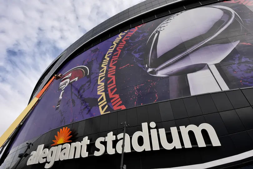 Fachada del Allegiant Stadium, casa de los Raiders en la NFL | AP