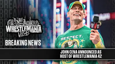 ¡Oficial! John Cena regresa a WWE como anfitrión de WrestleMania 42
