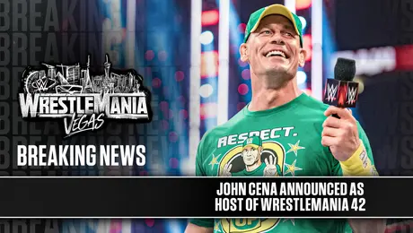 ¡Oficial! John Cena regresa a WWE como anfitrión de WrestleMania 42