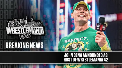 ¡Oficial! John Cena regresa a WWE como anfitrión de WrestleMania 42