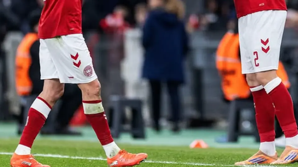 Selección de Dinamarca en un partido l INSTA: @herrelandsholdet
