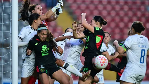 Marta Alemany en el partido de Querétaro contra FC Juárez en el Clausura 2026 de la Liga MX Femenil | MEXSPORT