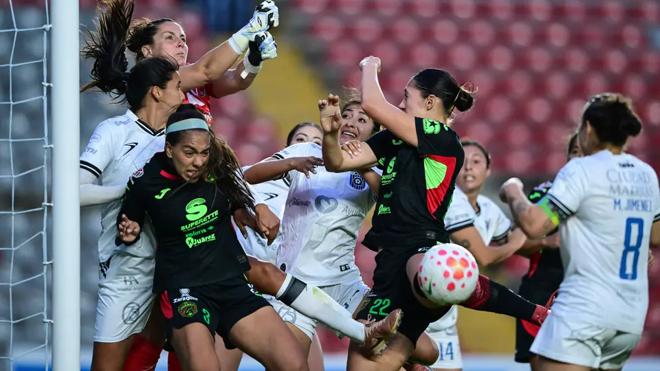 Marta Alemany en el partido de Querétaro contra FC Juárez en el Clausura 2026 de la Liga MX Femenil | MEXSPORT