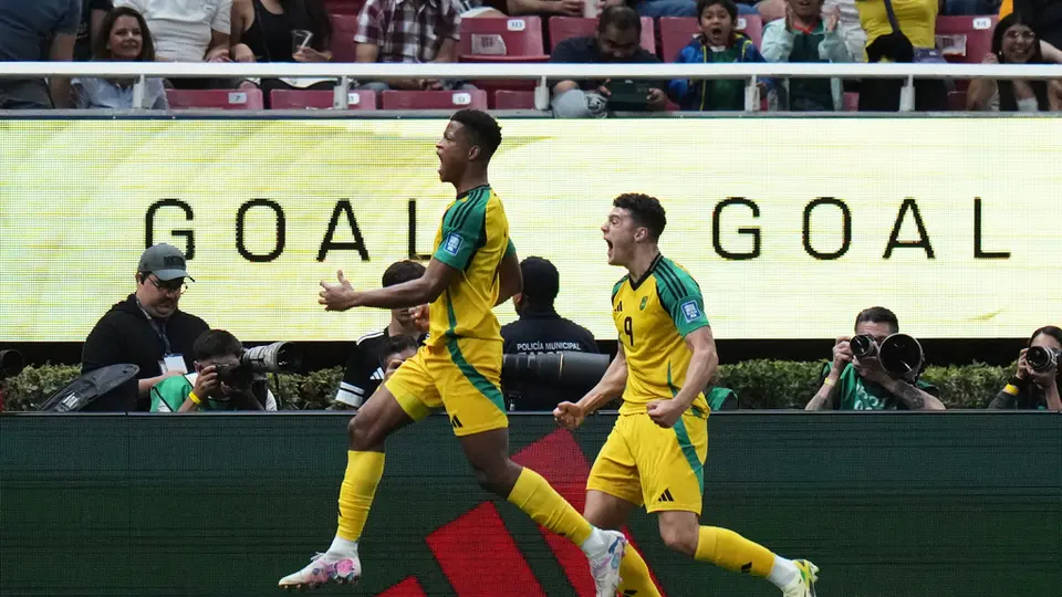 Jamaica festejando un gol l AP