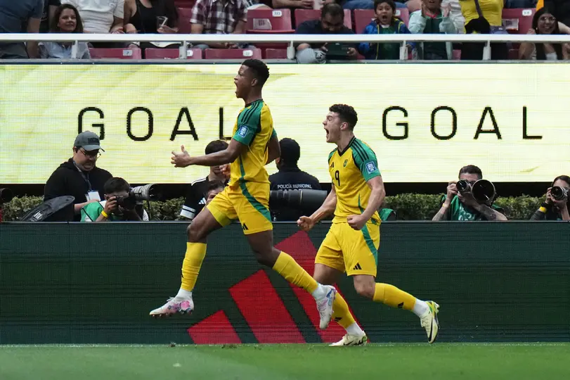 Jamaica festejando un gol l AP