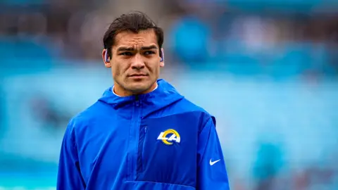 Puka Nacua con los Rams l AFP