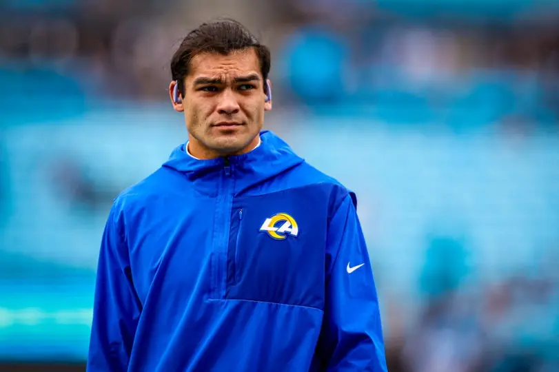 Puka Nacua con los Rams l AFP