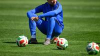 Mbappé en entrenamiento con la Selección de Francia en la Fecha FIFA | AP