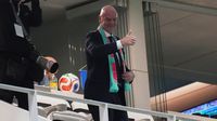 El presidente de la FIFA, Gianni Infantino, previo al repechaje del Mundial 2026 | AP