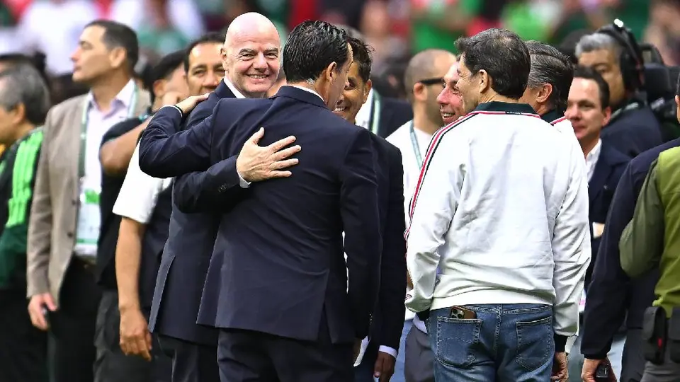 Este día el presidente de FIFA Gianni Infantino se reunió con la presidenta Sheinbaum/Mexsport