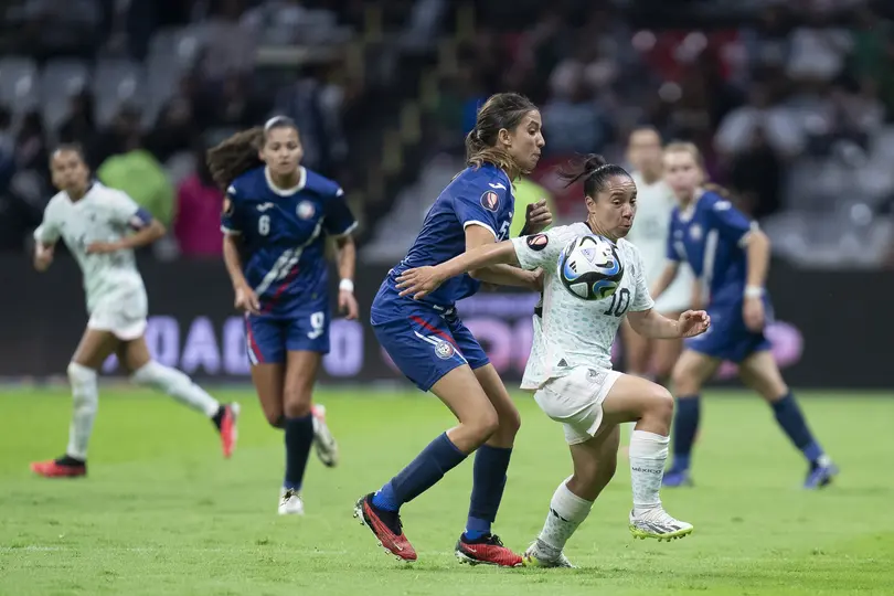 Charlyn Corral en el partido de la Selección Mexicana contra Puerto Rico en 2023 | IMAGO 7