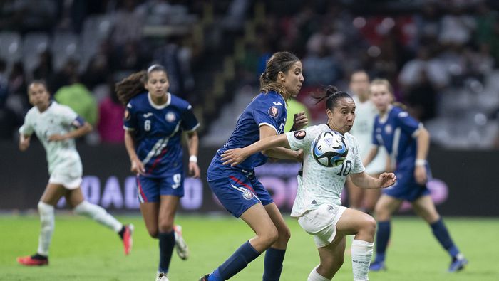 Charlyn Corral en el partido de la Selección Mexicana contra Puerto Rico en 2023 | IMAGO 7