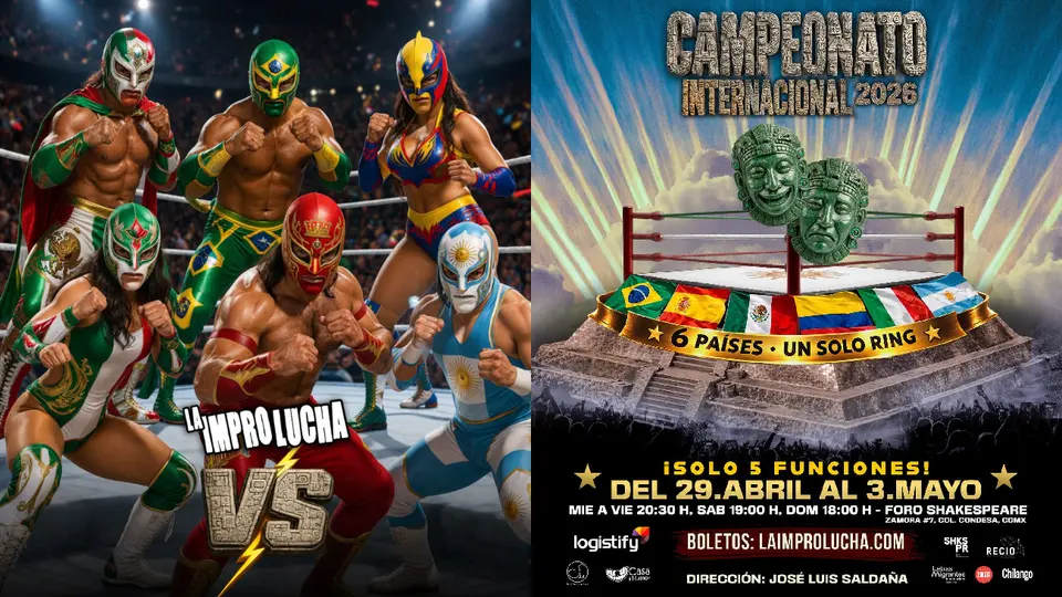 El campeonato internacional durará hasta el 3 de mayo en el Foro Shakespeare en La Condesa / Especial