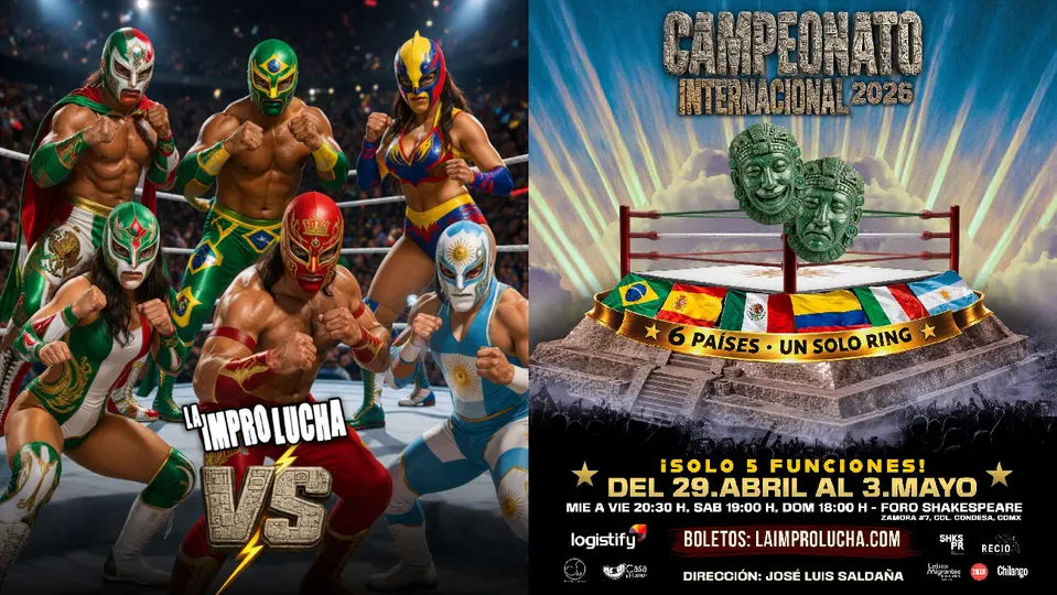 El campeonato internacional durará hasta el 3 de mayo en el Foro Shakespeare en La Condesa / Especial