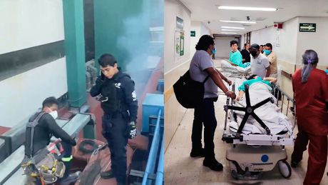 VIDEO: Fuerte movilización en La Raza: incendio en área de urgencias del IMSS