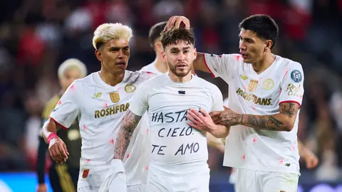 Jesús Angulo festejando su anotación ante LAFC | MEXSPORT