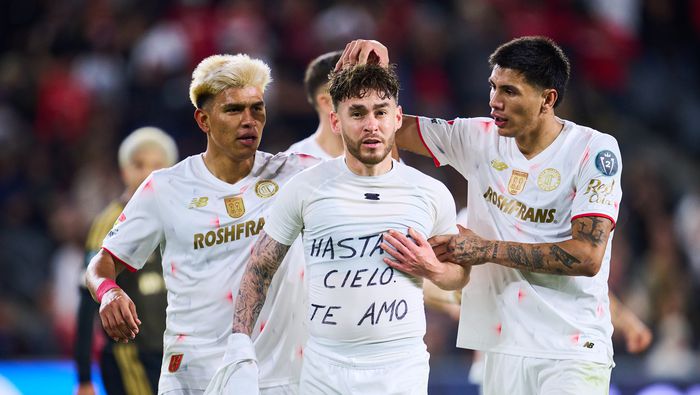 Jesús Angulo festejando su anotación ante LAFC | MEXSPORT
