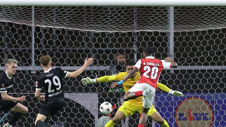 Braga vs Freiburg en la Europa League l AP