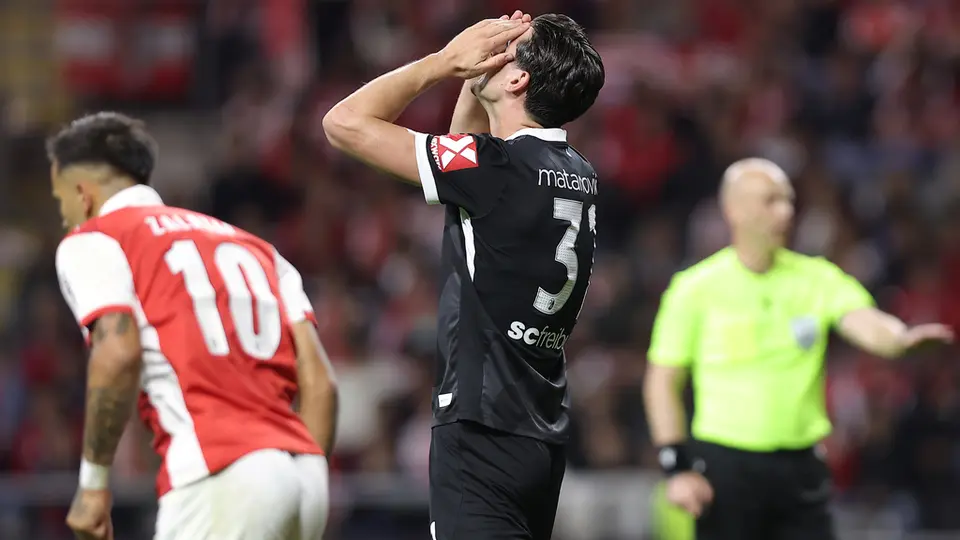 Igor Matanović ante la derrota de Freiburg frente a Braga l AP