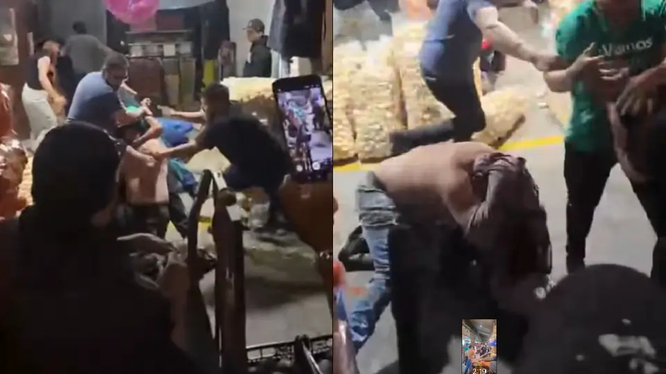 Al final, no heridos de gravedad solo resultaron con algunos golpes en el cuerpo / Redes Sociales