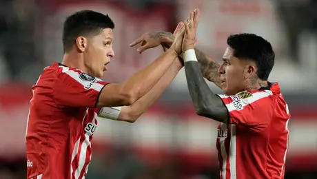 Flamengo y Estudiantes de la Plata empataron a un gol en la Copa Libertadores