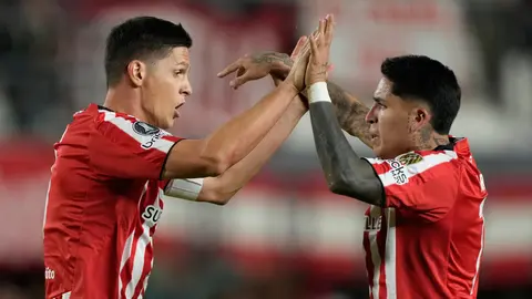 Flamengo y Estudiantes de la Plata empataron a un gol en la Copa Libertadores