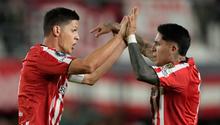Flamengo y Estudiantes de la Plata empataron a un gol en la Copa Libertadores