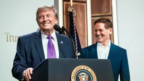 El parecido a la melena del presidente de EU hizo que el búfalo cobrara fama / FB: @whitehouse