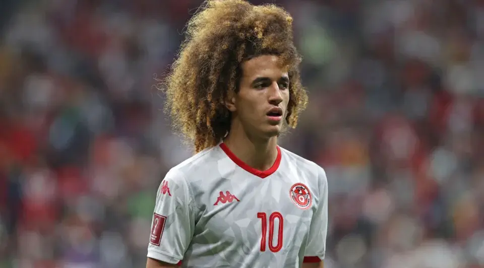 Hannibal Mejbri en juego con la selección de Túnez | AFP