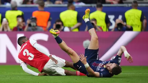 Kvaratskhelia en la Final de la Champions League | AP