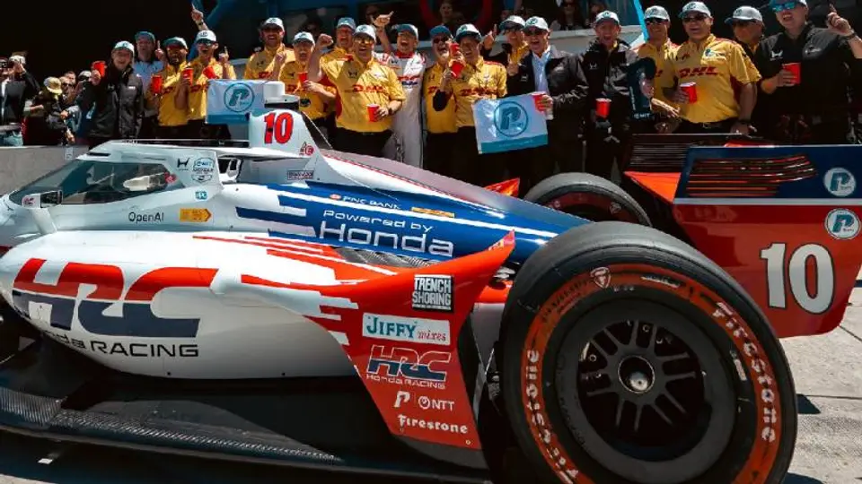 Auto de Alex Palou en IndyCard | x:@IndyCar