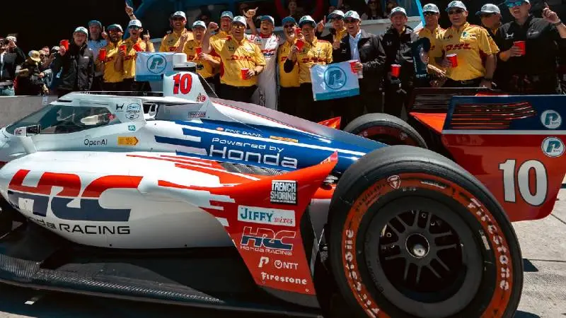 Auto de Alex Palou en IndyCard | x:@IndyCar