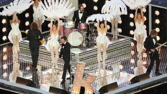 'Cause I'm Mr. Brightside! The Killers da épico show previo a la Final de la Champions