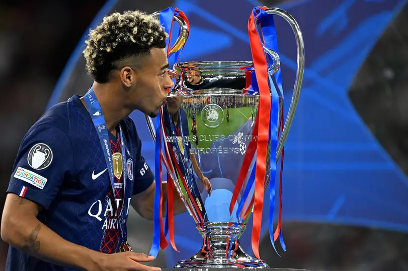 Désiré Doué, jugador del PSG | AP
