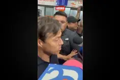 Matías Almeyda llegó a la ciudad de Monterrey
