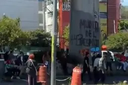 Se manifiestan estudiante en contra del Mundial 2026 l CAPTURA