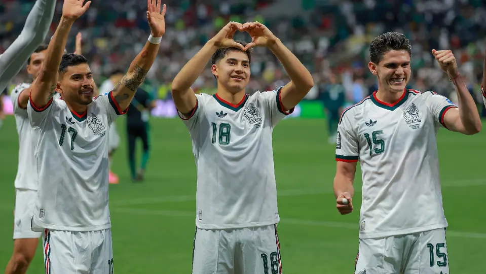 Orbelín Pineda, Obed Vargas e Israel Reyes, jugadores de la Selección Mexicana | MEXSPORT
