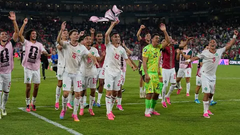 Marruecos festeja el pase a la ronda de Octavos de Final | AP