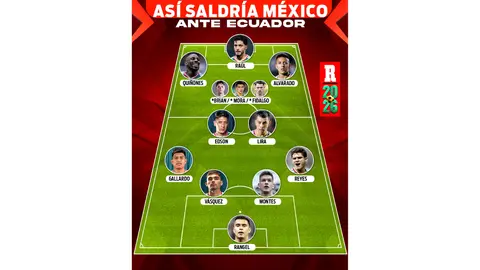 Alineación México vs Ecuador | RÉCORD