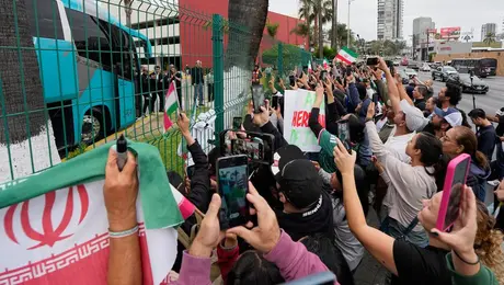 Mundial 2026: Con múltiples muestras de cariño, la Selección de Irán se despidió de Tijuana