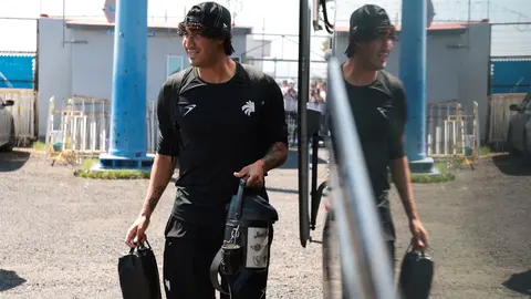 José Canale llegando a un partido con Querétaro | Imago7