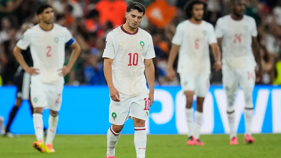 Brahim Díaz se lamentaba el empate de Países Bajos | AP
