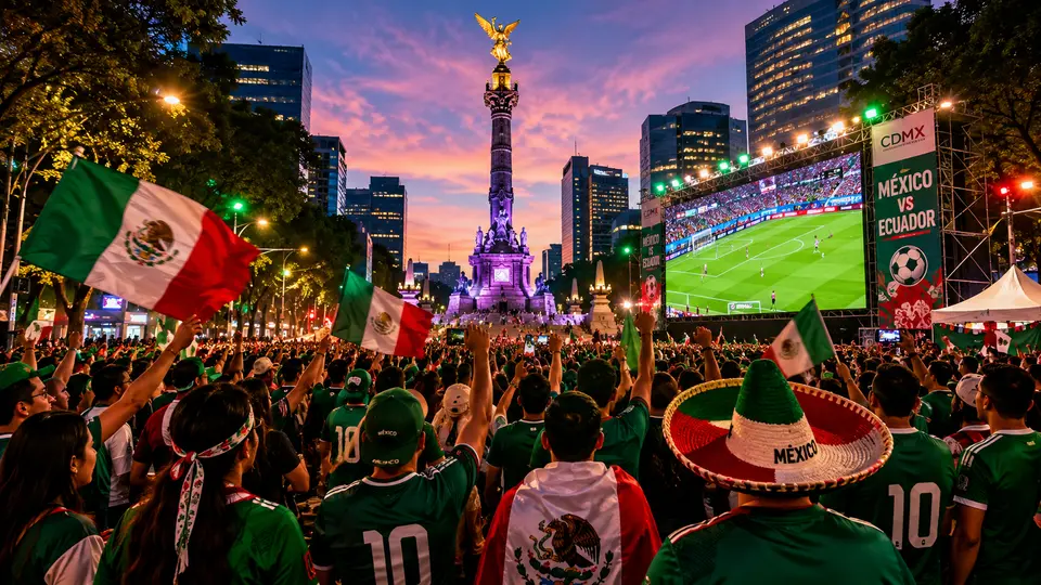 Dónde ver México vs Ecuador en CDMX: sedes y pantallas gratuitas confirmadas