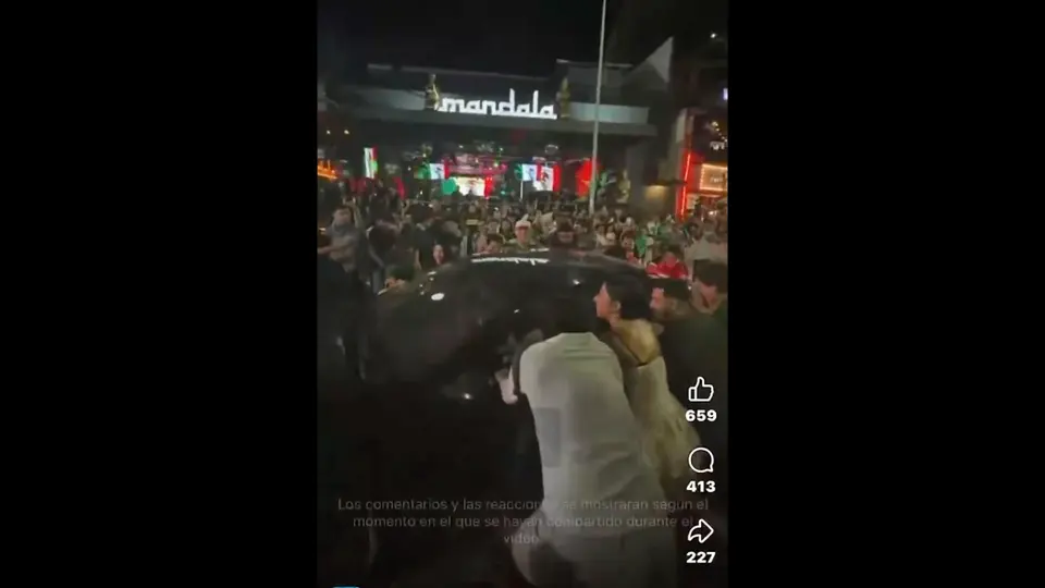 Los festejos por el triunfo de la Selección Nacional se salieron de control / Especial