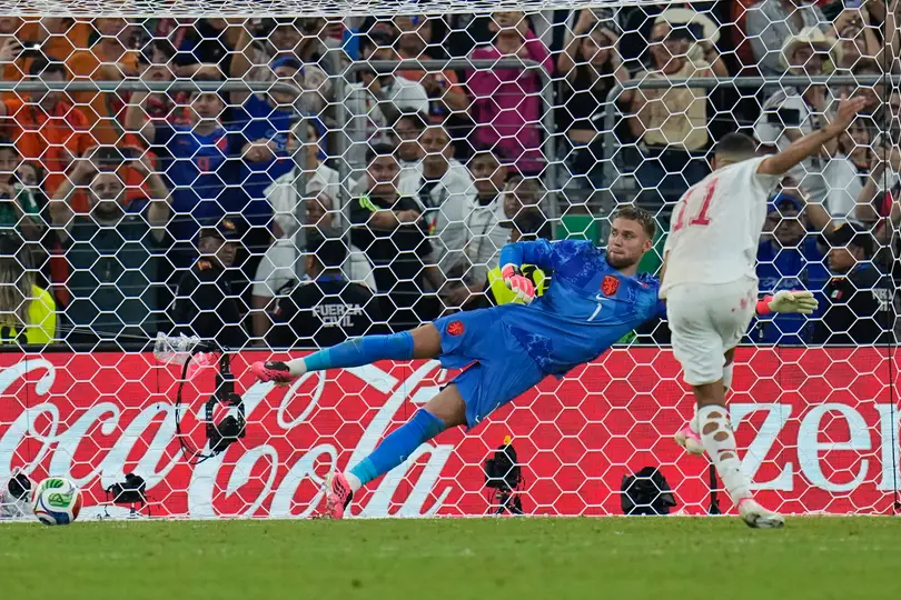 Ismael Saibari, en el gol del triunfo | AP